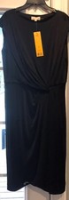 NWT Tory Burch Odila silk dress black medium