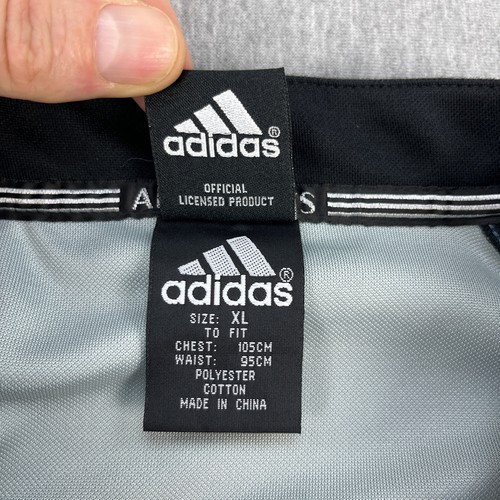 Adidas All-Blacks Rugby Jersey Mens XL Black Gray Button-Up New Zealand Official - Picture 6 of 13