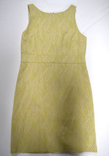 ANN TAYLOR green Floral Tank Dress Size 6