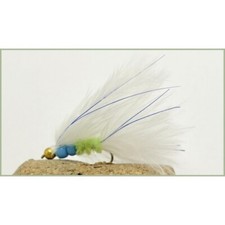 Cats Whiskers, Trout flies, 6 Blue Flash beaded body, size 10, Best Trout flies