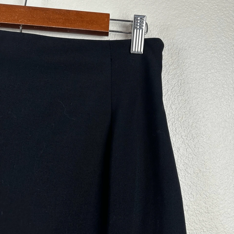 Calvin Klein Collection Women's 8 Straight Pencil Skirt Solid Black Made Italy - Image 3 of 4