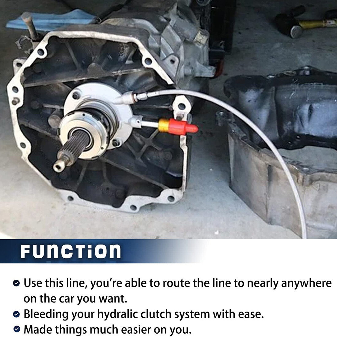 Remote Clutch Speed Bleeder Line for Corvette C7 Z06 C6 Z06 ZR1,LS2
