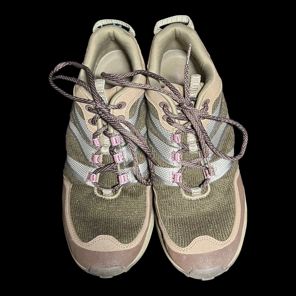 Zapatos Lands End Trekker con cordones para senderismo ropa deportiva marrón para mujer talla 11B Foto 3 de 4