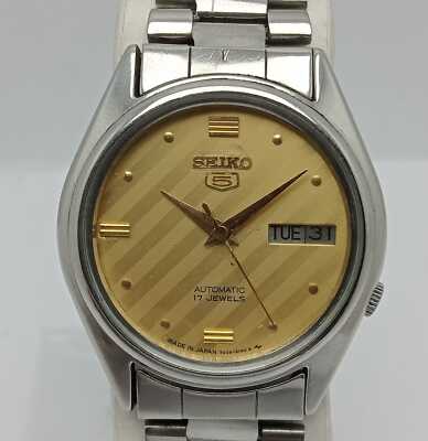 ヴィンテージ セイコー5 自動巻き メンズ腕時計 7009-821J s-l400.jpg