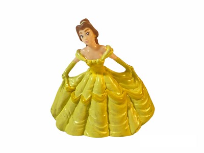 Vintage Applause Disney Beauty And The Beast Belle Yellow Ball Gown Pvc Figure Ebay