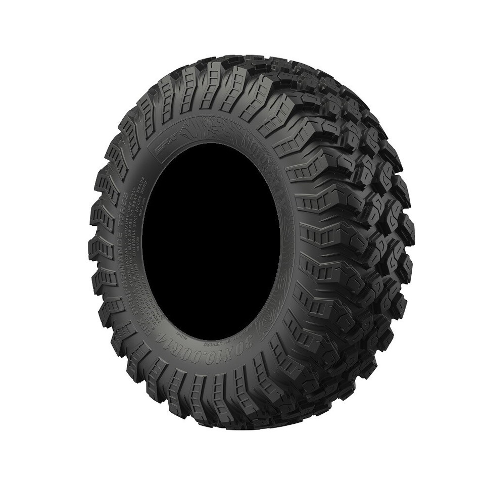 MSA Black Kore 16" UTV Wheels 32" MotoRally Tires Honda Pioneer 1000