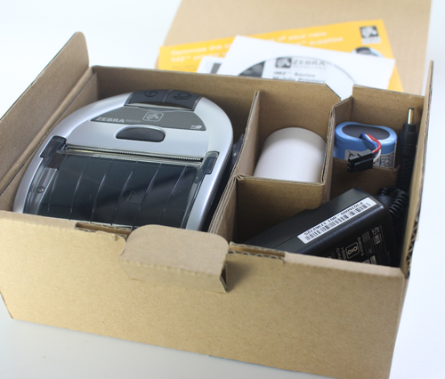 Zebra iMZ320 Thermal Bluetooth Wireless Barcode Printer & Paper Kit w/ Charger - Picture 5 of 8