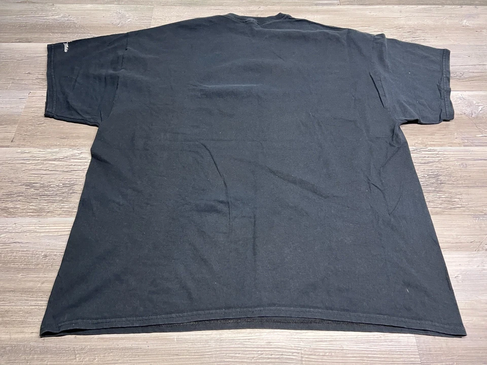 Camiseta de Billar Eight Ball Mafia Logotipo de Marca Camiseta Promo Negra Talla 2XL Calce Cuadrado Foto 2 de 4