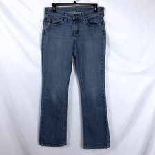 Old Navy The Flirt Womens Size 6 Blue Low-Rise Bootcut Denim Jeans