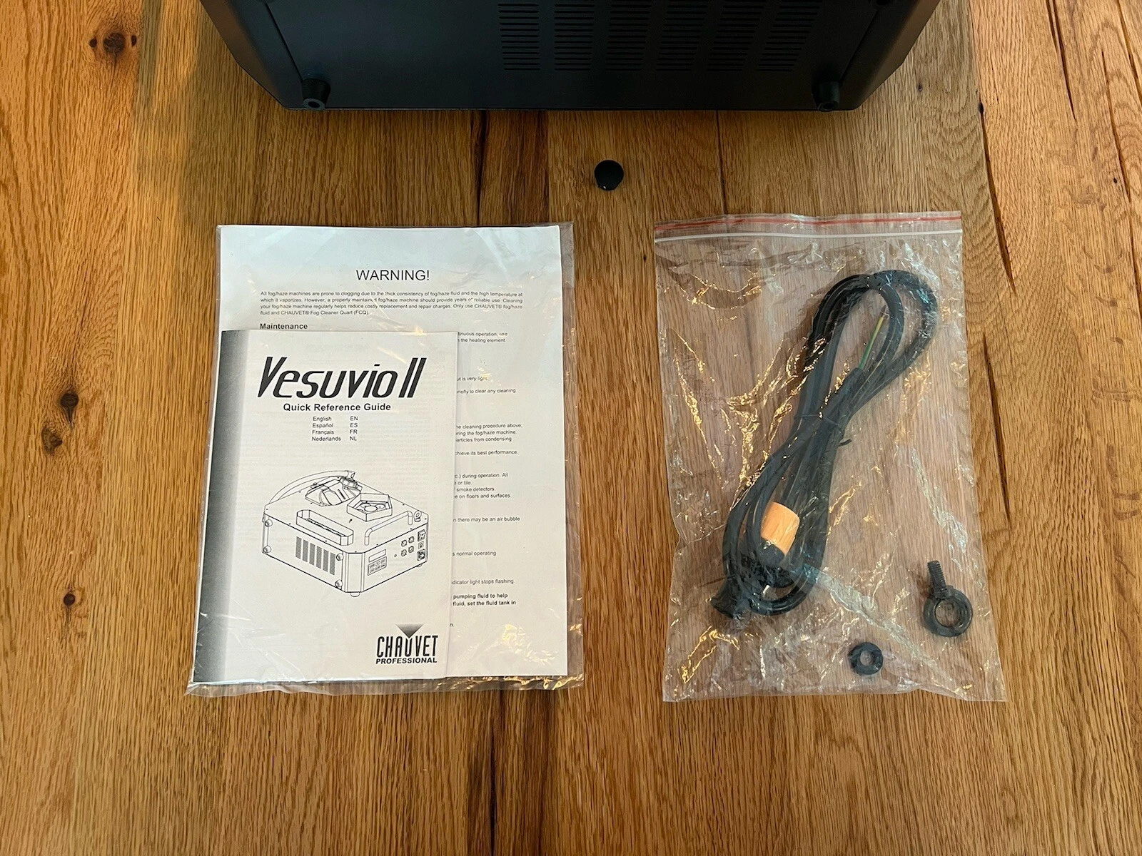 Chauvet DJ Vesuvio II RGBA+UV Fog Smoke Machine DMX With Power Cable Unwired 3