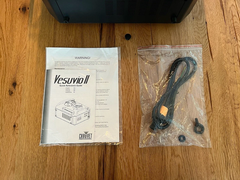 Chauvet DJ Vesuvio II RGBA+UV Fog Smoke Machine DMX With Power Cable Unwired - Image 3 of 4