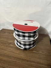 Buffalo Plaid Ribbon, 2 Rolls