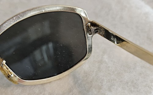 Occhiali da sole vintage K&H 5 1/2 Solar Spree anni 70 bianco ovale groovy costume cosplay - Foto 5 di 14