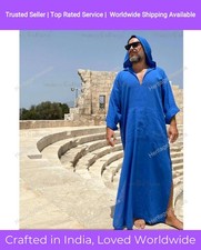 Cotton Kurta Men Casual kurta Gents Good For Festival Season Color Blue