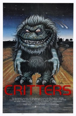 1986 Critters Movie Poster 11X17 Dee Wallace M. Emmet Walsh Scott Grimes  