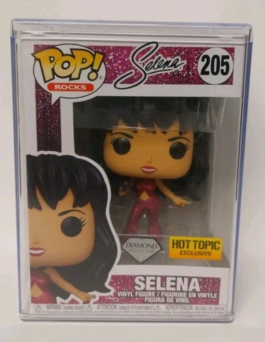 FUNKO POP ROCKS SELENA DIAMOND #205 HOT TOPIC EXCLUSIVE *VAULTED*
