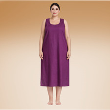 Plus Size Women Cotton Blend Long Camisole Slip Full Length 41 Inch Inner Wear
