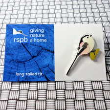 RSPB British Wildlife Birds Otters Hedgehogs Lizards Bats Pin Badges On Cards