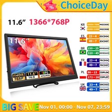 11.6 HDMI Portable Monitor for Laptops, PS4, Xbox - Lightweight Gaming Display