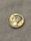 1935 Mercury Dime, Brilliant Uncirculated Condition, Full Split Bands