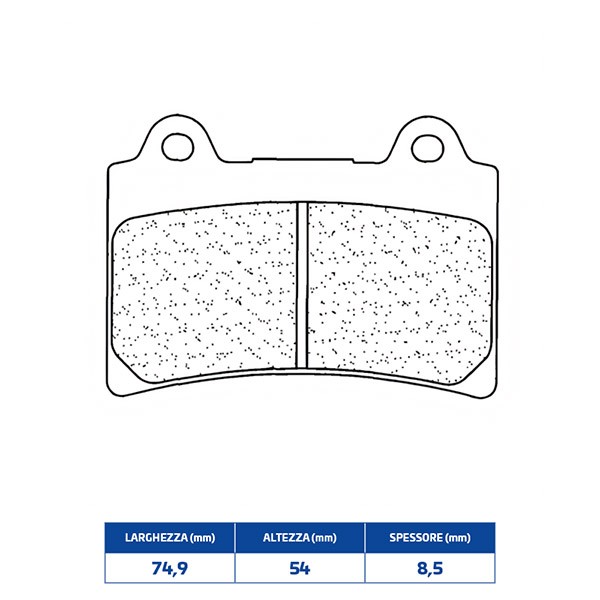 Set BeläGe Bremse CL Brakes 2253A3 + Yamaha 600 SRX 90/94-image