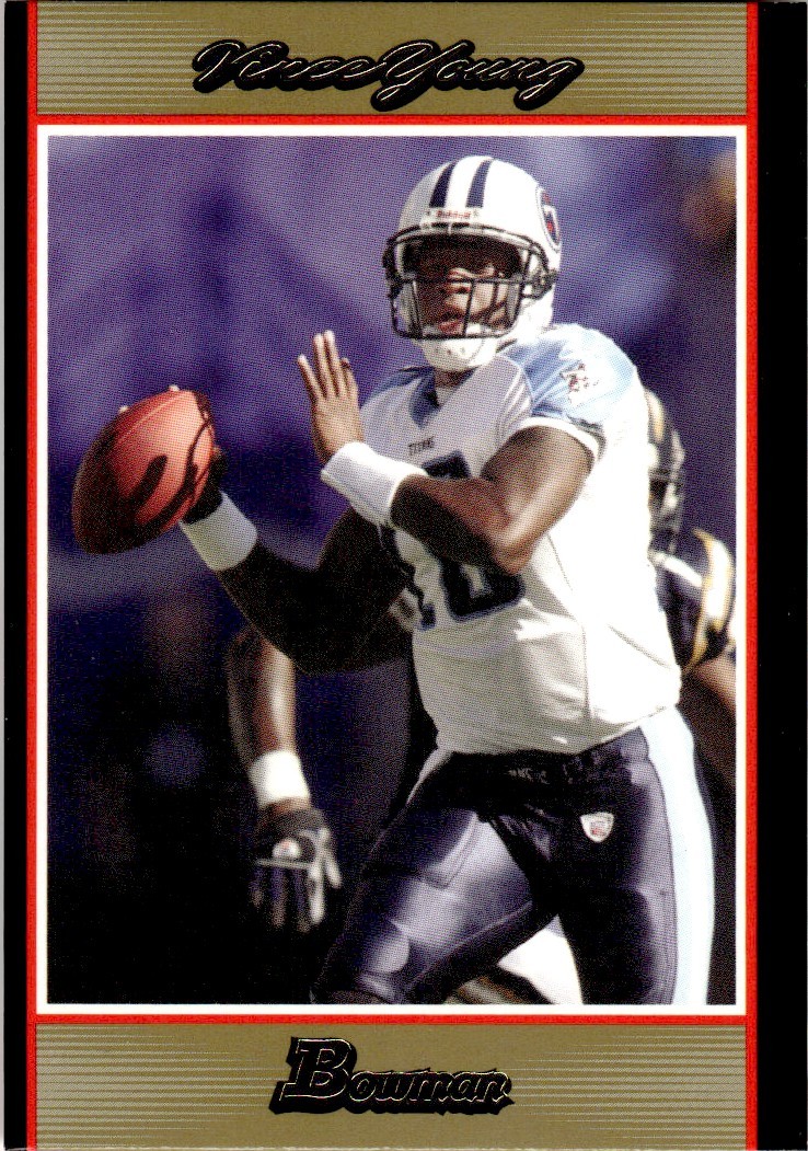 Vince Young 2007 Bowman Gold #24 Tennessee Titans 29485 Football Card