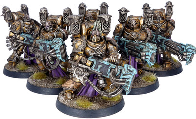 Warhammer 40K Chaos Emperor's Children Noise Marines (6 Modelle)