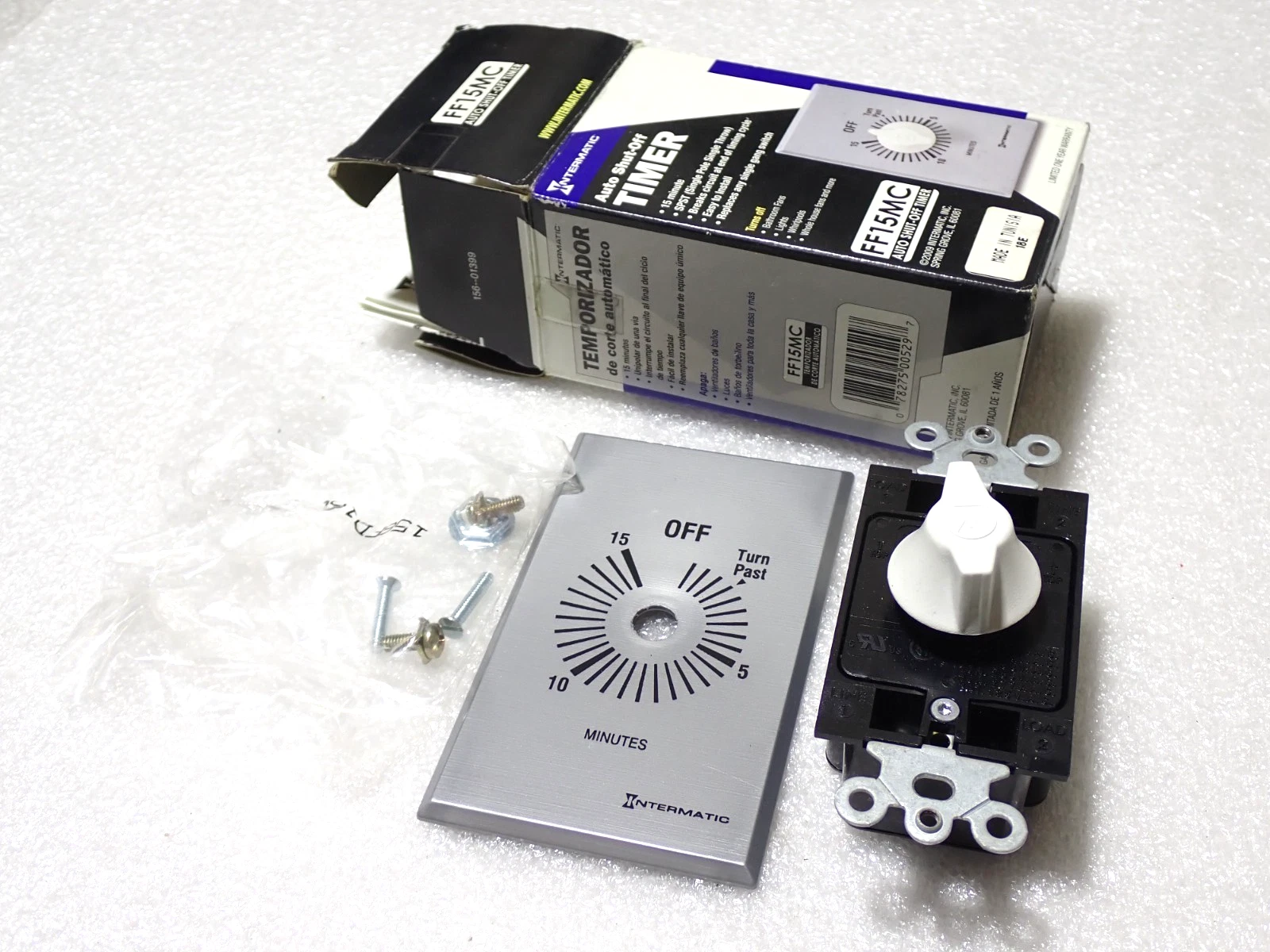 Intermatic FF15MC Auto Shut-Off Timer NEW
