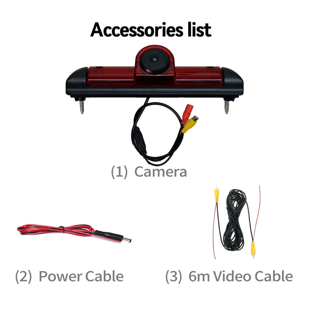 CCD Car Brake Light Telecamera Di Retromarcia per Citroen JUMPER III FIAT DUCATO
