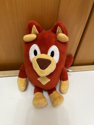 BLUEY And FRIENDS 8 Zoll ROT hellbraun KELPIE Plüschtier Kuscheltier