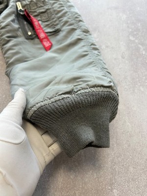 N-2B グレー Alpha Industries N-2B Bomber Metallic Color Jacket Men's XL Hood