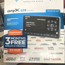 SiriusXM Onyx EZR Vehicle Kit Satellite Radio, Large Display, Black