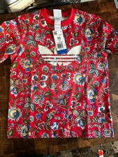 adidas Originals x Liberty London Kids' T-Shirt Floral Print Cotton X SMALL