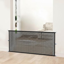Magic Mesh Dog Gate 30"x70"   Stylish Indoor Pet Barrier for 64-66" Openings