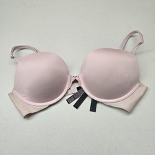 Victoria's Secret PINK Women Bra 34C Light Pink Push Up Underwired Strap