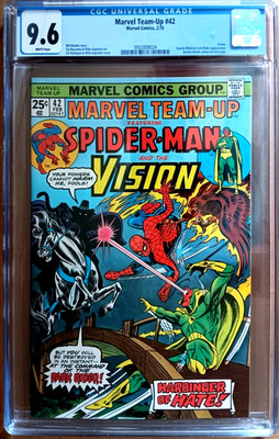 MARVEL TEAM-UP #42 CGC 9.6 white 1976 BUSCEMA/Esposito SPIDER-MAN/Vision/Dr Doom