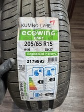 Image of 205 65 15 95W KUMHO ECOWING ES01 FREE DELIVERY BRAND NEW 1x Tyre