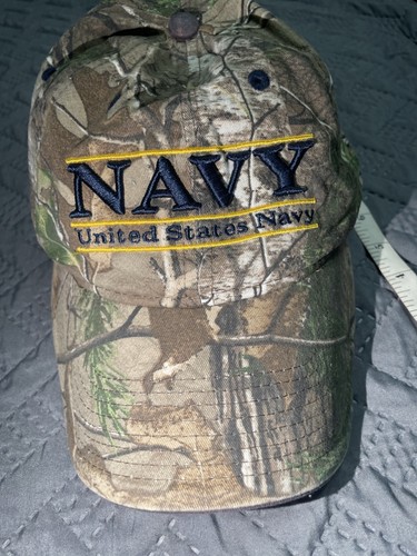 The Game US Navy Camo dad baseball Hat Adjustable Cap military real tree camo