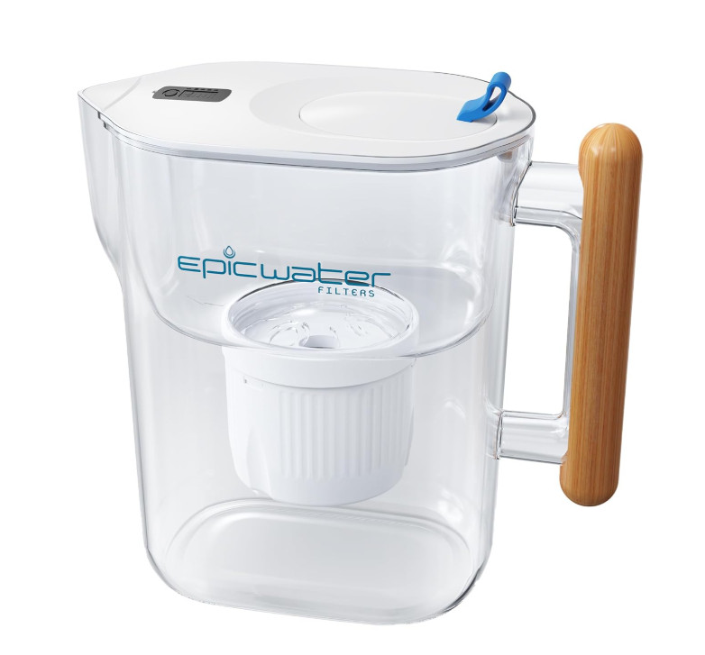 Pure Filter Pitchers for Drinking Water, 10 Cup 150 GallonFi