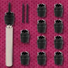 26PCS Double Sided 3/8" Spot Weld Cutter Remover Drill Bit Welder Cut Rotary Kit