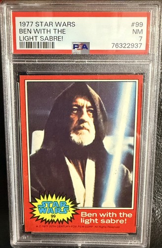 1977 Topps Star Wars #99 Ben with the light sabre!