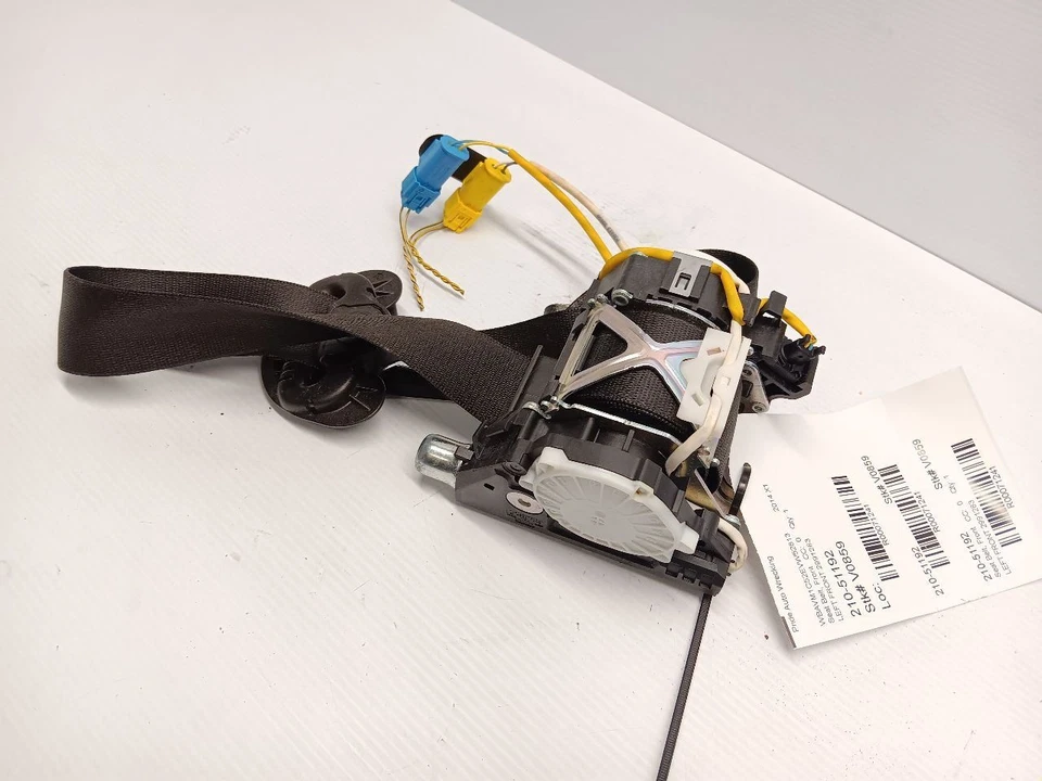Cinturón de seguridad delantero izquierdo bmw x1 12-15 negro 72112991283 Foto 3 de 4