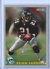 1993 Fleer - Deion Sanders - League Leader - Atlanta Falcons - #263 - Prime Time