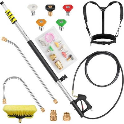 #ad Telescoping Pressure Washer Wand Extension Aluminum Power Washer Extension Wand $83.34