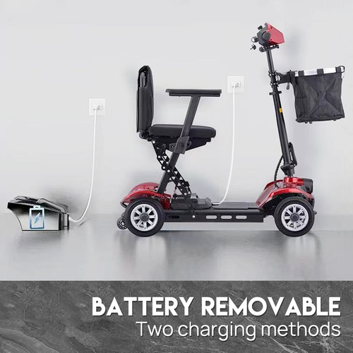 Electric Mobility Scooter Motorised Lithium Power Folding Scooter w/ Basket New - Picture 13 of 20