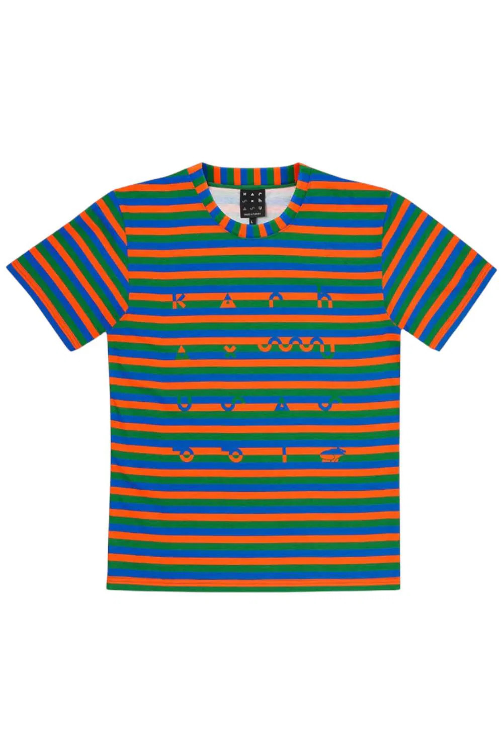 Karhu Mens Tricolore Striped T-Shirt Princess BlueAmazon 5390₽