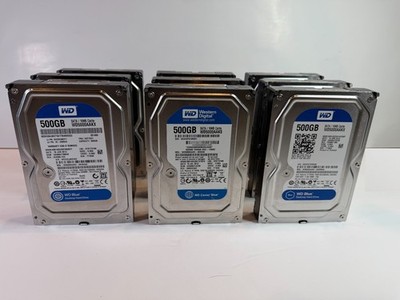 Western Digital 500GB 3.5 SATA HDD WD5000AAKS 7200RPM Tested SMART Good