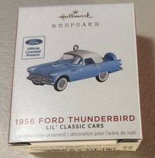 1956 Ford Thunderbird Lil  Classic Cars miniature Keepsake Ornament charm new