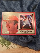 1983 DONRUSS ACTION ALL-STARS JUMBO #14 Johnny Bench Cincinnati Reds ⚾ FreeShip⚾