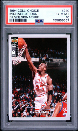 1994 Michael Jordan [Silver Signature] #240